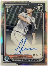 Ethan Schiefelbein 2024 Bowman Chrome Draft Refractor 1st RC Autograph /499 Auto