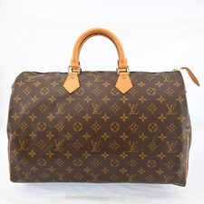 LOUIS VUITTON Speedy 40 Travel Hand Bag Monogram Leather Brown M41522 N2797GC803