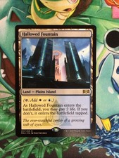 Hallowed Fountain Ravnica Allegiance Regular Land Rare White Blue MTG 251/259