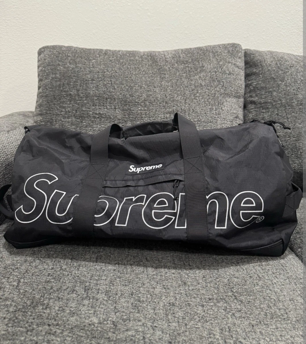 Supreme Black Duffle Bags for Men for sale | eBay