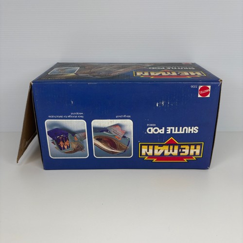 COMPLETE w/ box Vintage 1989 New Adventures of He-Man SHUTTLE POD vehicle MOTU - Picture 13 of 18