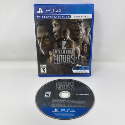PS4 The Invisible Hours VR RPG Sony Playstation 4 Blu ray Murder Suspects Game