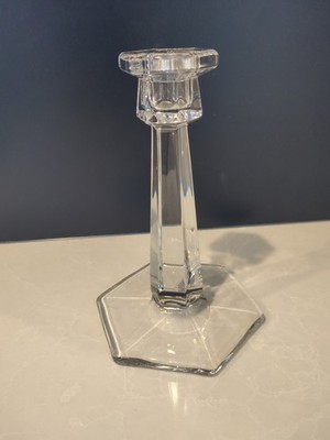 Jefferson Glass Krys Tol Chippendale Crystal Candlestick