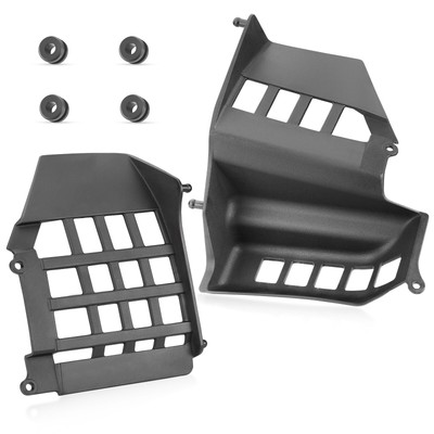 Black Heel Guards Fits For Yamaha Banshee 350 Left + Right FLAP Bars 1987 - 2006
