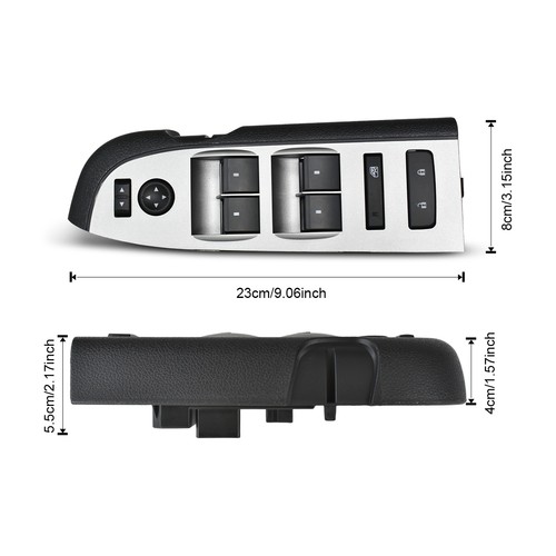 22968506 20945129 Car Power Window Switch For Silvera GMC Sierra 2010-2013 - Picture 2 of 9
