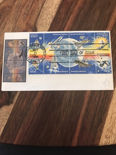 Rare Andrews Cachet First Day Cover 424 Kennedy Space Center Postmark 1981 - Picture 1 of 8