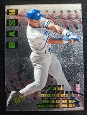 1996 Stadium Club Raul Mondesi Bash and Burn Insert #B&B5 Dodgers