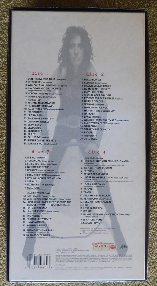 ALICE COOPER _ THE LIFE AND CRIMES OF... BOX 4CD's BOOK - Bild 2 von 4