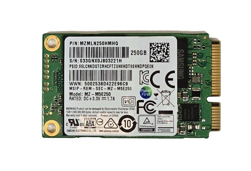 250GB SSD Samsung MSATA 850 EVO 3D V-NAND MZMLN250 MZ-M5E250 Solid