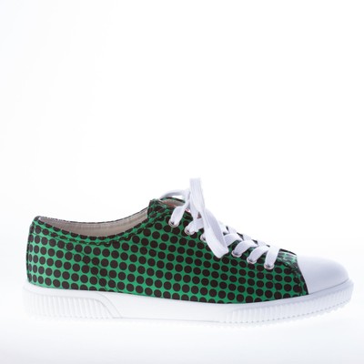 black and green prada sneakers