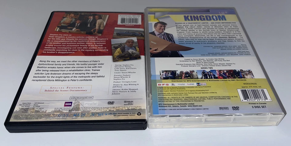 Kingdom Complete Season 1 & 2 - Stephen Fry BBC (DVD) - Image 2 of 4