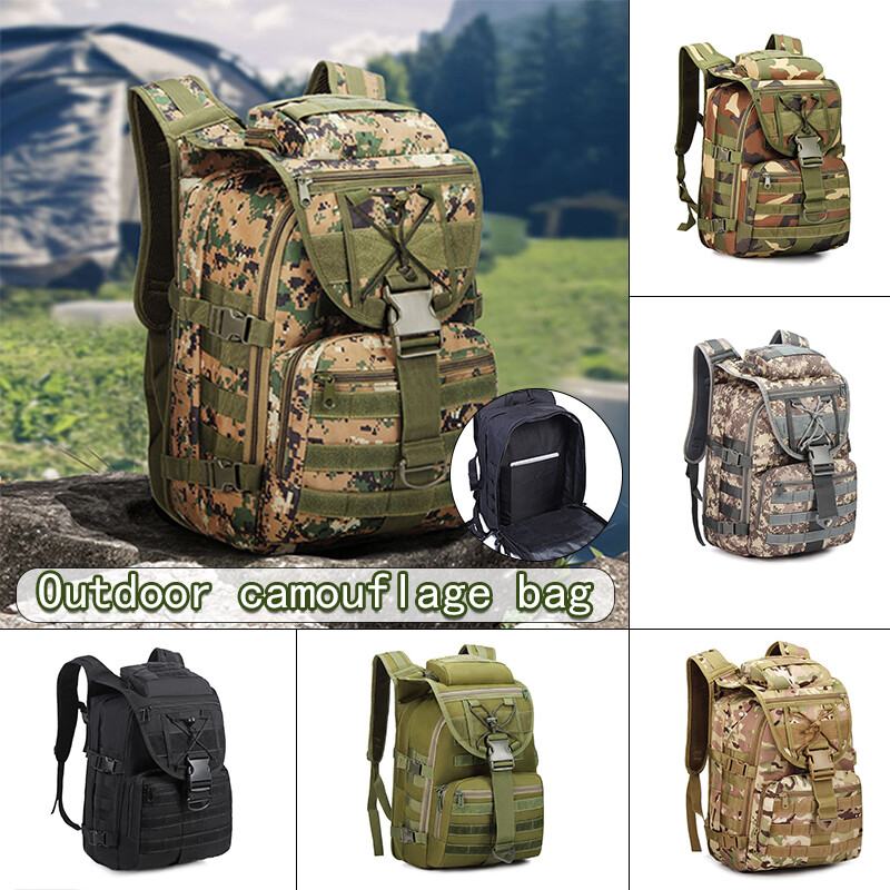 40L Outdoor Military Army Backpack Rucksack Camping Hiking