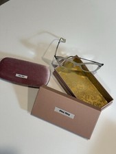 Miu Miu Silver Acetate/Metal Glasses
