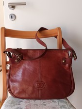 Tasche, dickes Leder, cognac-farben, Pelleter...