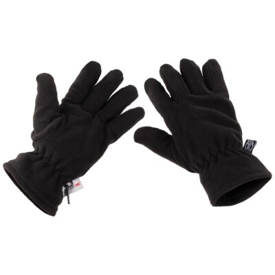 MFH Fleece-Handschuhe 3M  Thinsulate  Insulation extra warm schwarz Gr. S - XXL