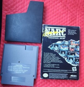 NARC Nintendo NES Game In Original Box, NO Manual Tested Working 