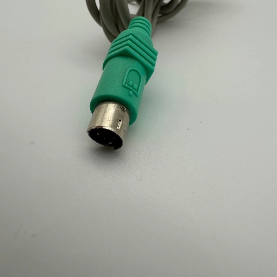 Vintage IBM Wired PS/1 Computer Ball Mouse M-SAU-IBM6 White 10L6144 10L6145 - Image 4 of 4