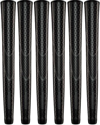 JumboMax Tour Series Golf Grips Blackout Medium Size (+5/16) - SET OF 6
