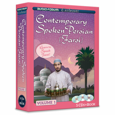 Contemporary Spoken (Farsi) Persian 1 (5 CDs/Book) by Audio Forum - *NEW in BOX