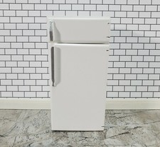 Dollhouse Fridge Modern Refrigerator Freezer White 2 Door 1:12 Scale Miniature