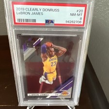 2019-20 Panini Clearly Donruss - LeBron James #20 for sale online