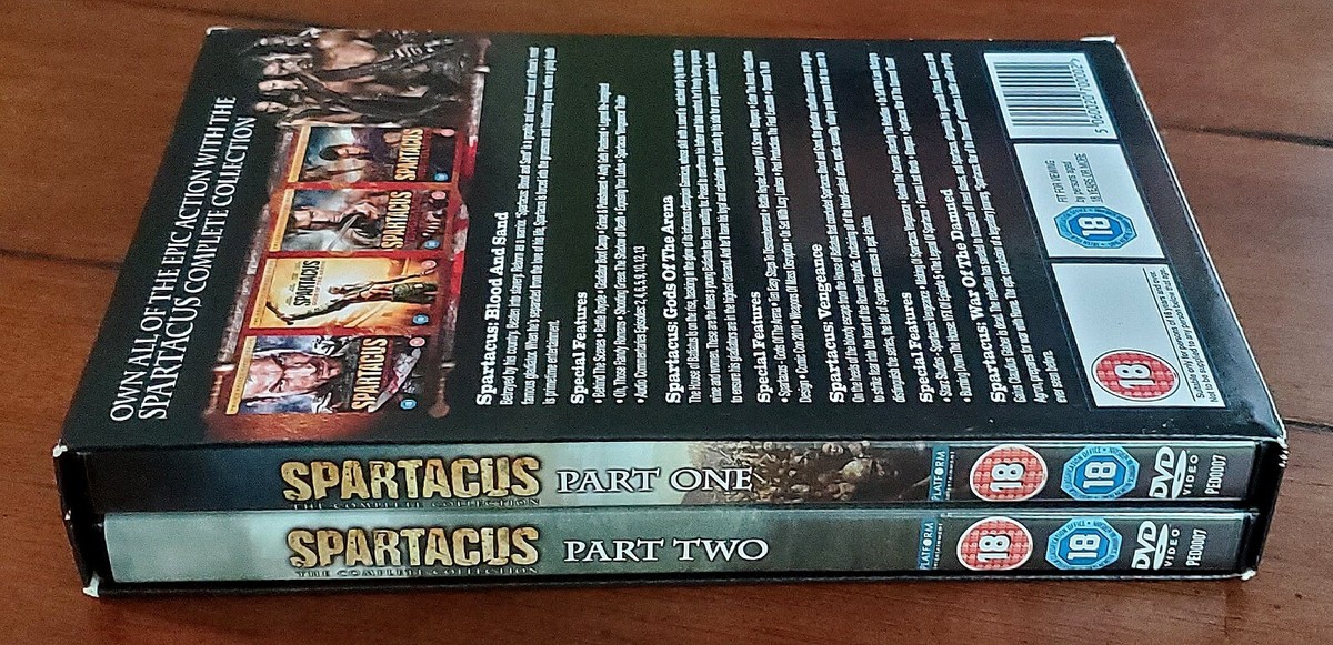 Spartacus The Complete Collection [DVD] REGION 2 LIKE NEW CONDIT