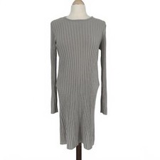 Chic Ribbed Dress by PIECES - XL