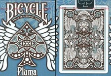PLUMA BICYCLE DECK OF PLAYING CARDS BY USPCC TRIBAL  AVIAN IMAGERY MAGIC TRICKS
