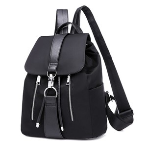oxford leather backpack