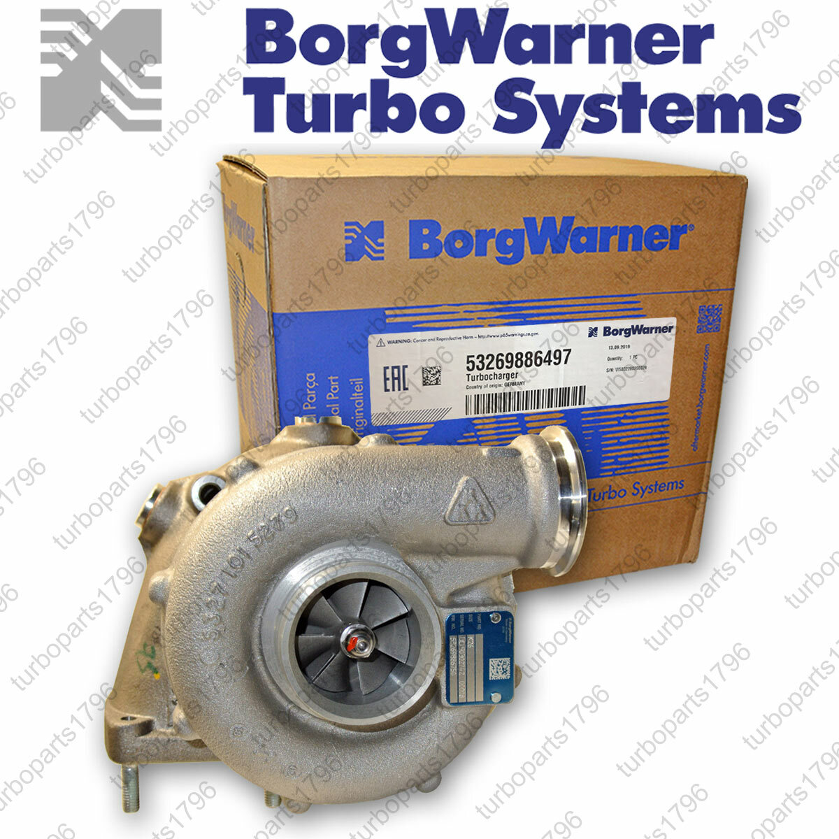 53269706497 Volvo Penta Marine Schiff Turbolader 3,6 Liter 861260  