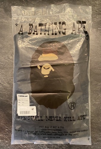 A Bathing Ape Bape X Undefeated Men’s XXL Black T-Shirt Fits Like XL Rare - Picture 17 of 17