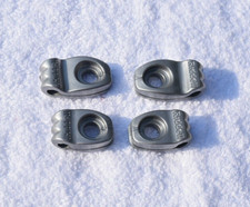 New Riddell Speed Flex Football Helmet Facemask Clip Set - SILVER