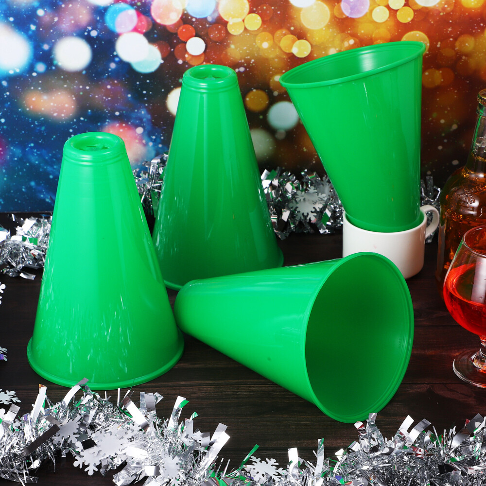 6 Pcs Megaphones Cheer Plastic Megaphone Large Noise Makers For Party