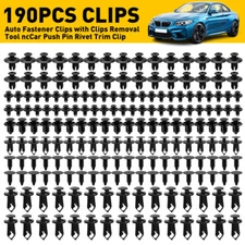 Splash Guard Sill Grille Trim Panel Lining Clips Fastener Screws 190Pcs Car Rive