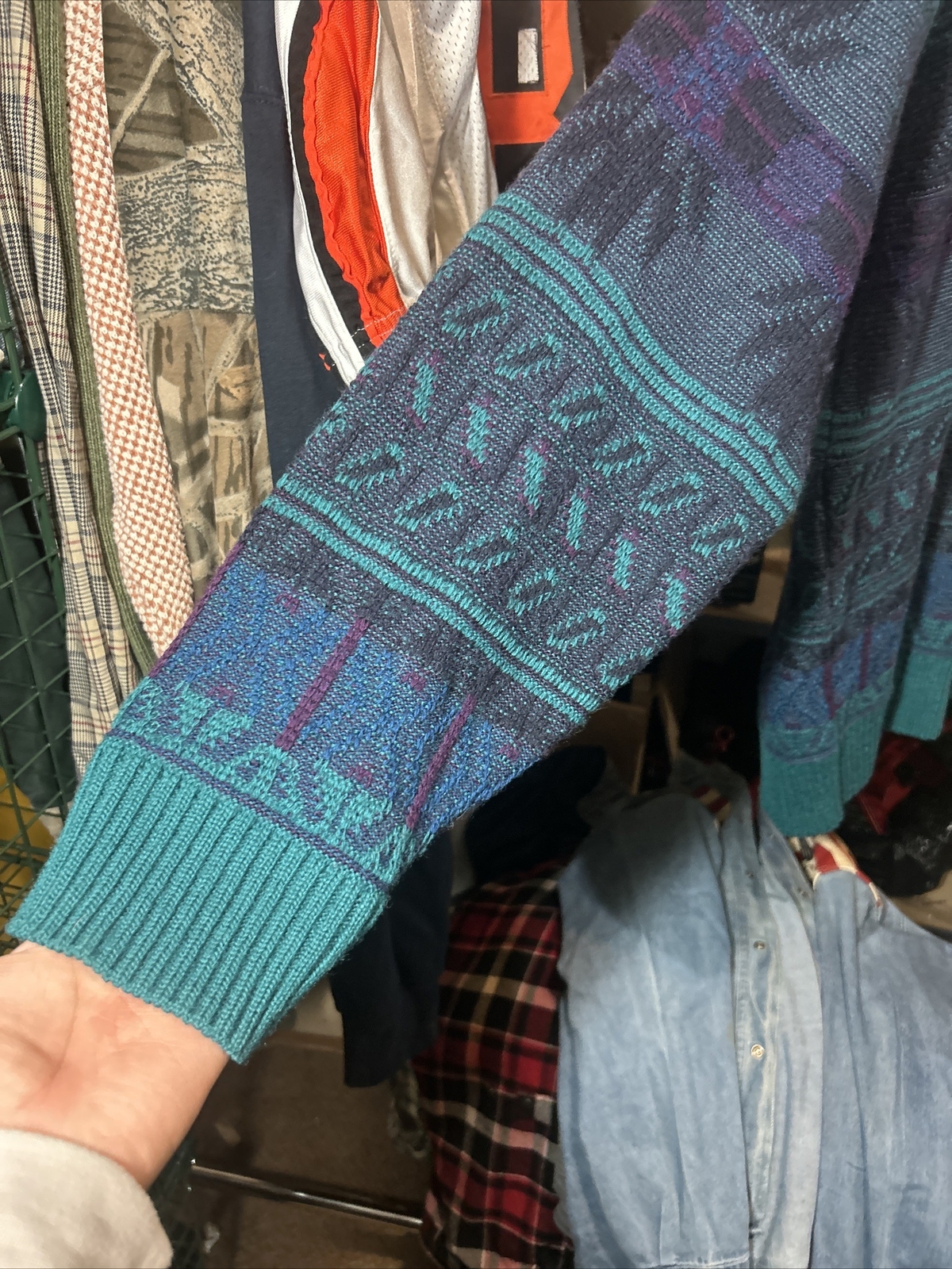 Vintage Pendleton Pull Over Sweater, Wool, Made I… - image 7