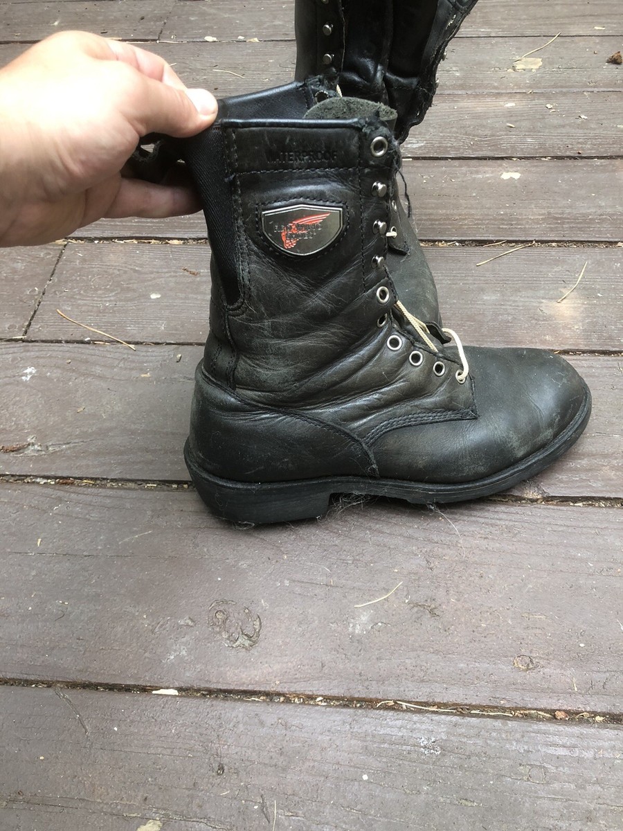 Red Wing #980 Waterproof Motorcycle Biker Riding Leather  display picture 1