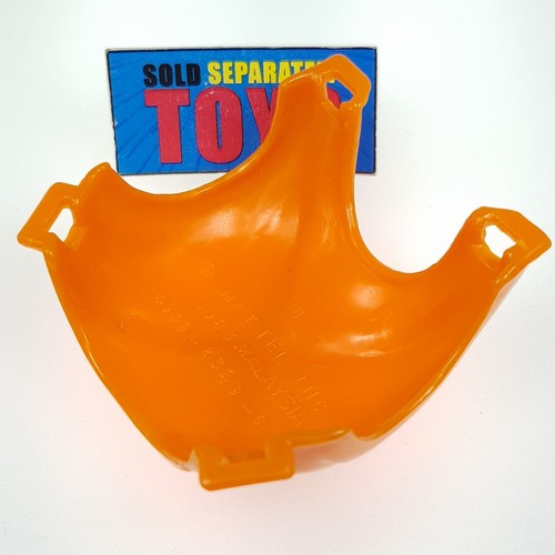 Vtg MOTU Stinkor BACK ARMOR Malaysia original 1985 orange accessory weapon part - Picture 5 of 8