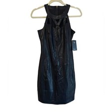 GUESS METALLIC COATED BLACK DRESS NEW WOMENS SIZE 2