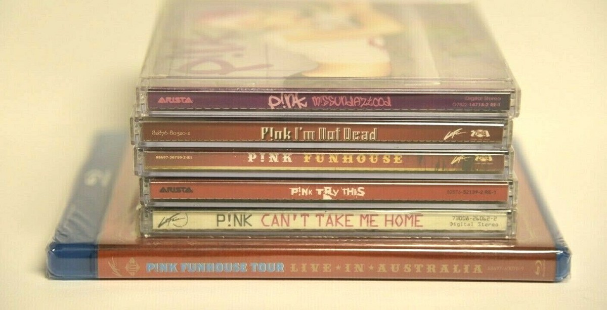 PINK (Lot of 6) - Various Titles - (1) Blu-Ray Disc - (5) CD's