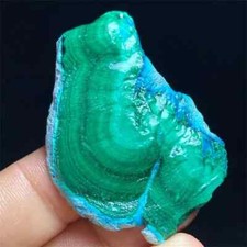 21g Natural Genuine Azurite Shattuckite Malachite Green Crystal Stone