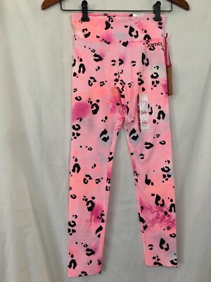 New Justice Pink Cheetah Leggings Pants girls Many sizes