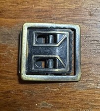 Vintage Brass US Army Buckle WW2 HISTORY Soldier Uniform Outfit USA Warfare Belt