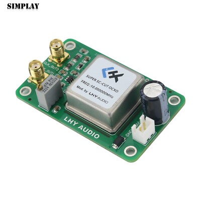 LHY AUDIO OCXO Clock Board Super SC-Cut OCXO Board w/ 10MHz 2-Way