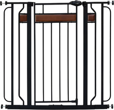 Home Accents Extra Tall  Wide Baby Gate, Bonus Kit, Includes D cor Steel with H