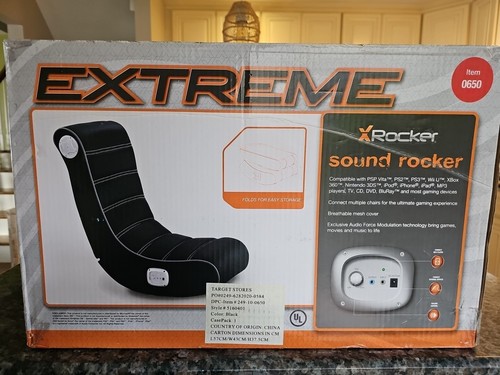 Extreme X Rocker Sound Rocker Gaming Chair New In Box | eBay