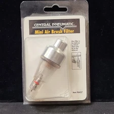 Central Pneumatic Mini Air Filter for Air Brushes, Small Compressors #96427