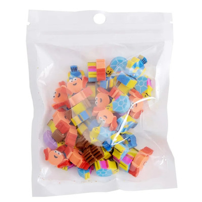 100PCS Cartoon Fruit Animal Eraser Love Mini Rubber Cross Border June 1St Christ