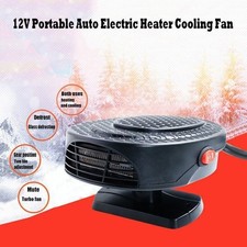 Portable Car Space Fan Heater Air Warmer Fast Heating Cooling Defroster Defogger