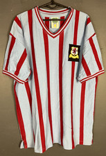 RETRO REPLICA MENS FC ASTON VILLA 1956/1957 SOCCER FOOTBALL SHIRT JERSEY SIZE XL
