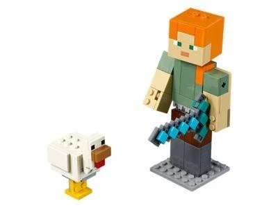 LEGO Minecraft Alex BigFig with Chicken 21149 - Image 2 of 4